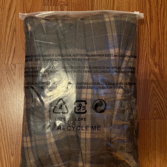 NEW Guizio Leila Tartan Dress Size Medium Multi (Brown) - SEALED PACKAGE - Picture 6 of 9